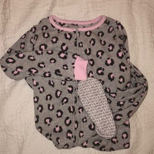 3 for $21 Carter’s Leopard Fleece Footie PJs